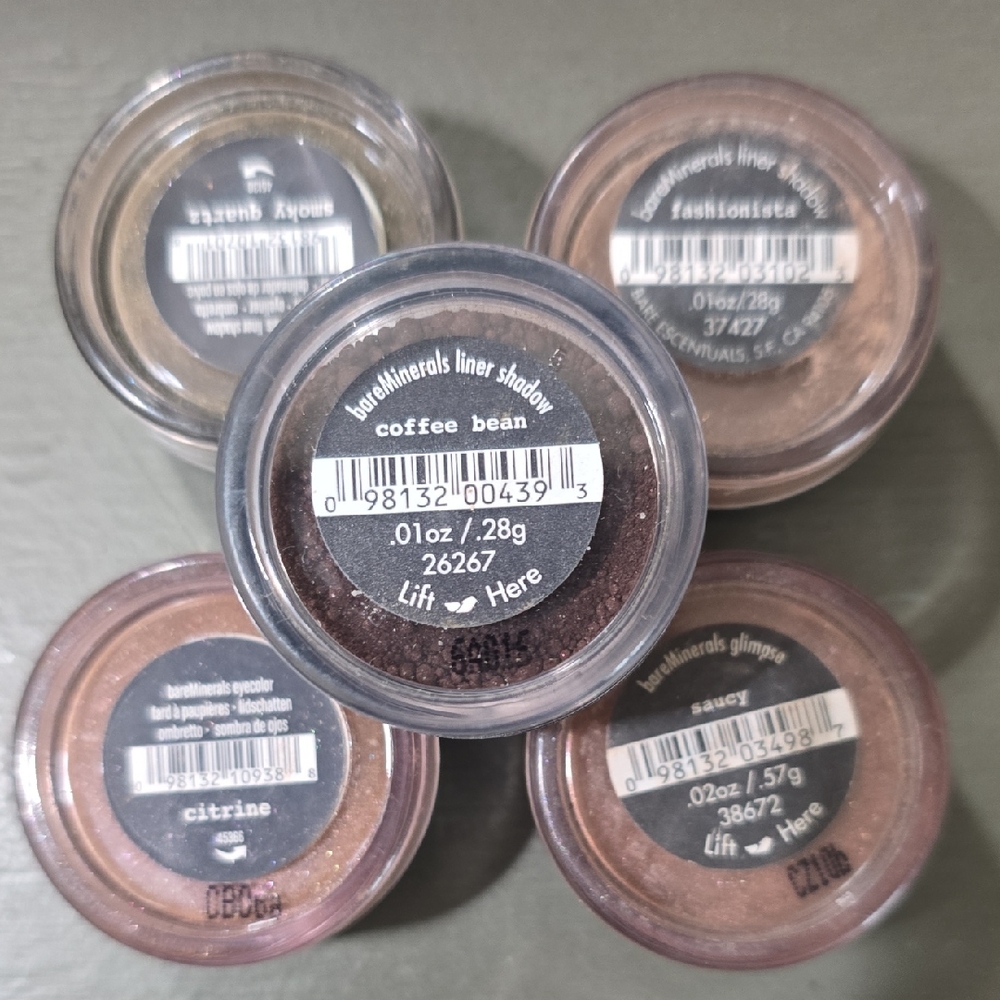 bareMinerals Eyeshadow Collection - Coffee Bean, Citrine, Fashionista